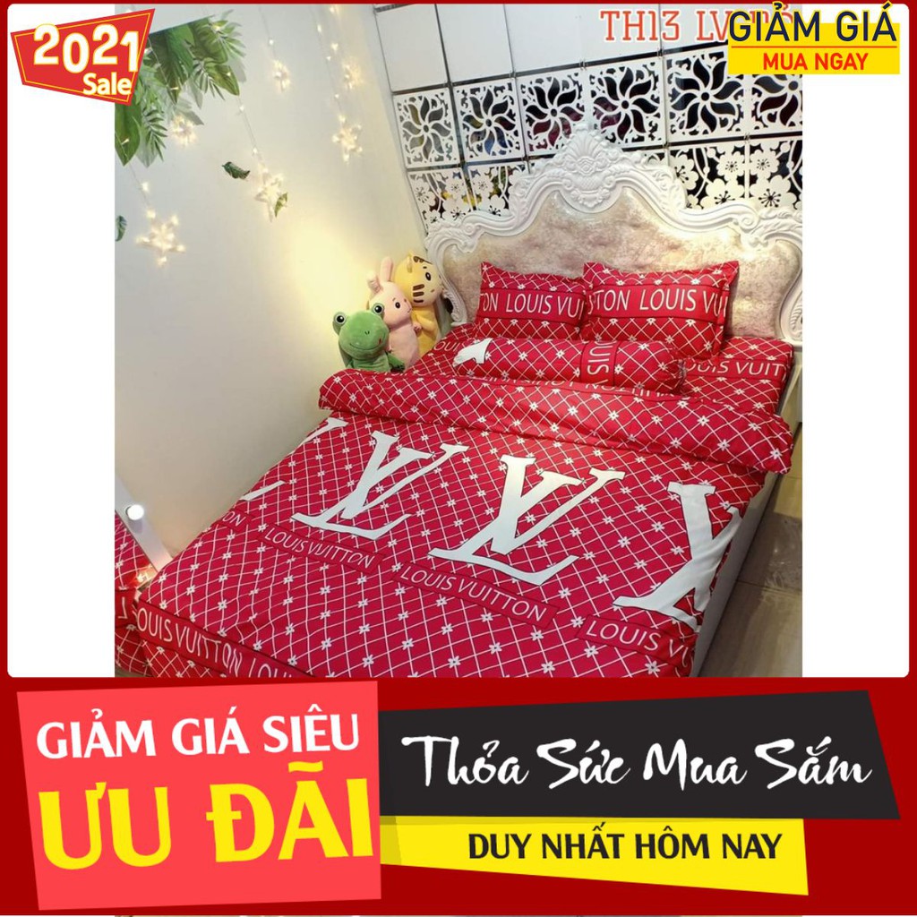 [Ga gối]Bộ Ga Gối Cotton Poly 3 món,chát chọn mẫu,Mã BGT760