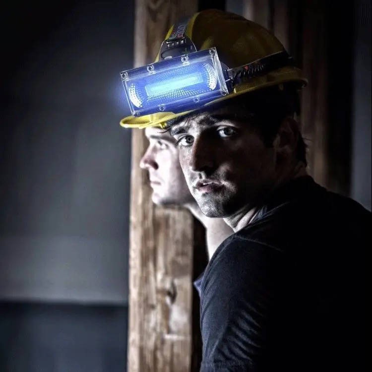 Miner chiếu Mũ đội đầu đèn của thợ mỏ có thể sạc lại