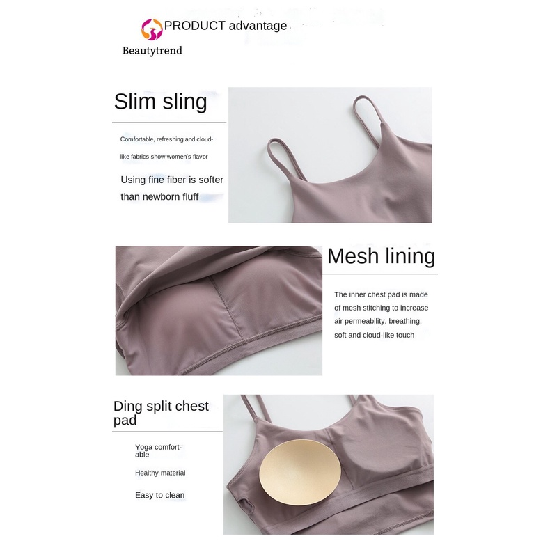 Áo ngực thể thao hai dây quyến rũ thời trang cho nữ