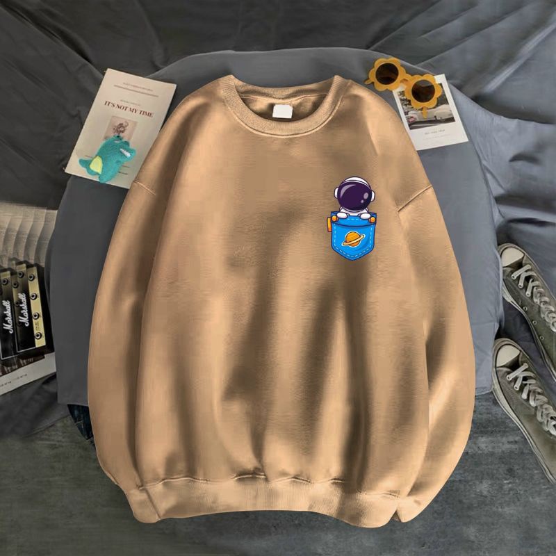 ÁO SWEATER UNISEX NHIỀU MÀU- NAM NỮ- IN PHI HÀNH GIA TÚI CỰC ĐẸP SIZE 35-70KG