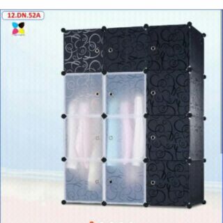 Tủ ghép 12 ô size lớn 47cm