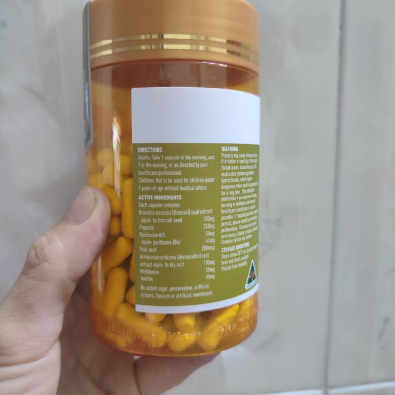 Viên uống thải độc phổi Lung Detox của Healthy care 180 viên