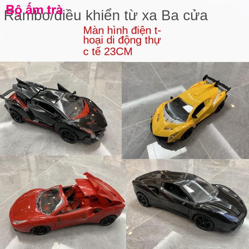 xe điều khiển từ xaô tô điều khiển từ xa cho trẻ em sạc xe thể thao tốc độ cao đua Lamborghini cậu bé không dây