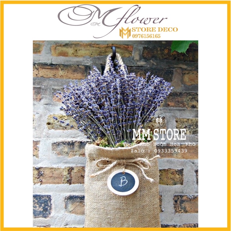 Hoa khô Lavender ❤️FREESHIP❤️ True Lavender hoa khô hàng chuẩn, tím than siêu đẹp