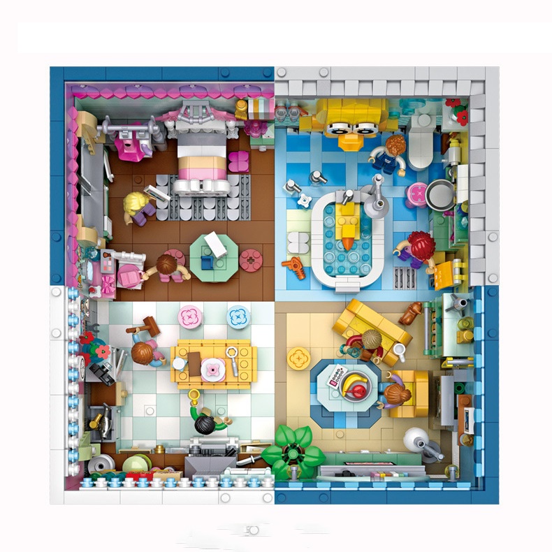 Đô chơi lắp ráp nhà búp bê hãng LOZ