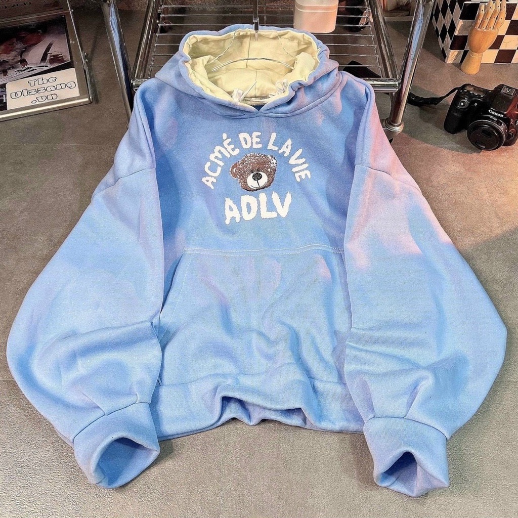 Áo Hoodie Nỉ Bông Tay Dài Unisex nón 2 lớp form rộng ulzzang dễ thương hợp thời trang HTT06