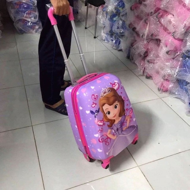 Vali kéo du lịch trẻ em size 18 inch cho bé đi học, đi du lịch về nhiều mẫu