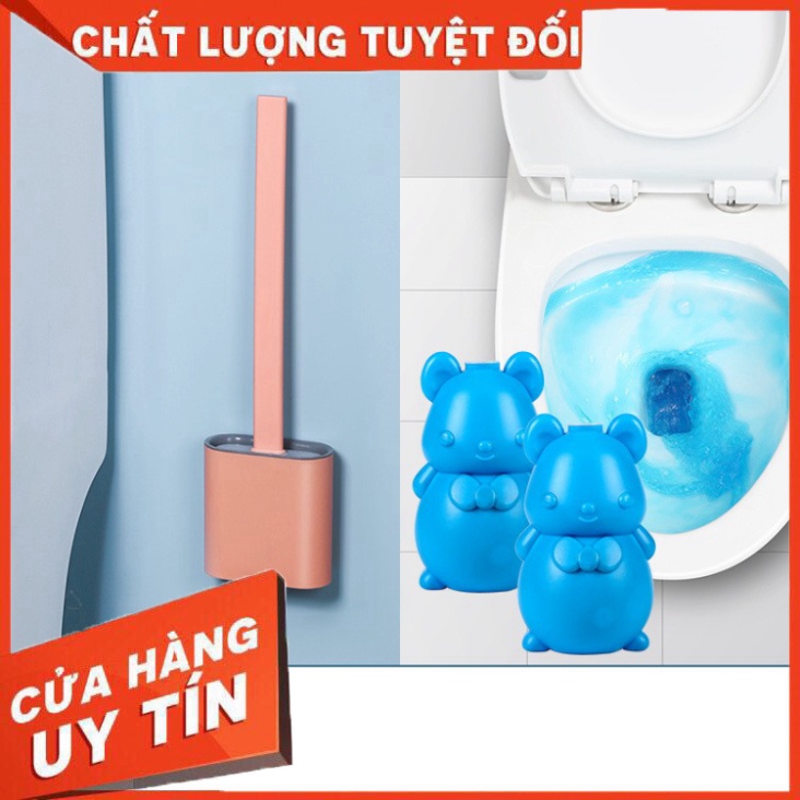 HH Cọ Vệ Sinh Toilet Bồn Cầu Bằng Silicon Tiện Lợi