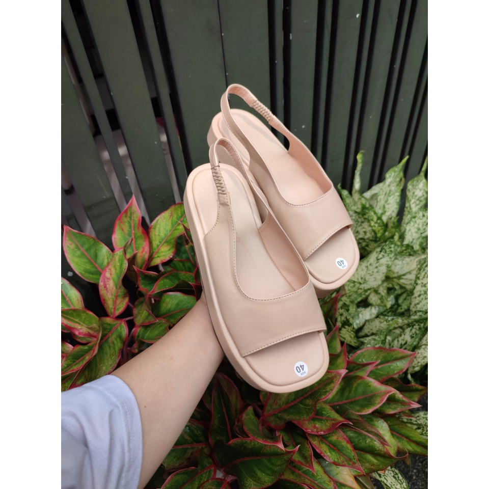 Mint bánh mì, dép nữ đế cao 2,5cm bigsize 40-44