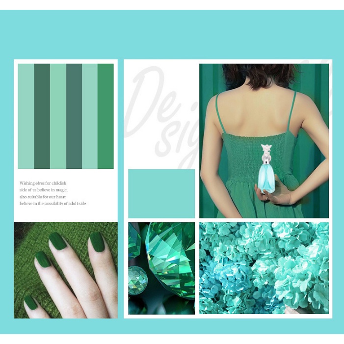 Nước Hoa Nữ Hình Cô gái Hoa Hồng Xanh Xinh Đẹp Quyến Rũ Món Qùa Tặng Cho Phái Đẹp 50ml