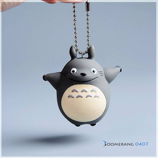 Móc chìa khóa Totoro Mô phỏng hoạt hình ngộ nghĩnh, Quà tặng độc đáo
