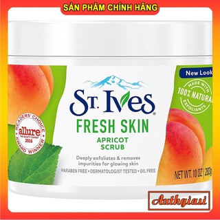 Tẩy Da Chết Body ST Ives Apricot Scrub Đào Mơ Hũ tdc 283g