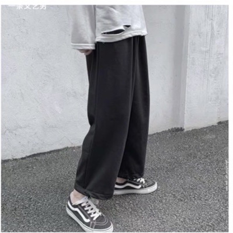 Quần Jogger Kaki mặc 2 kiểu có dây rút bo gấu Quần thể thao ống suông unisex nam nữ THE 1992 | BigBuy360 - bigbuy360.vn