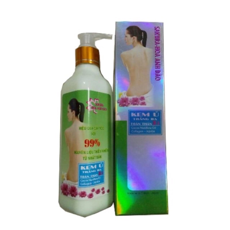 Kem ủ trắng da toàn thân Sakura Hoa Anh Đào | BigBuy360 - bigbuy360.vn