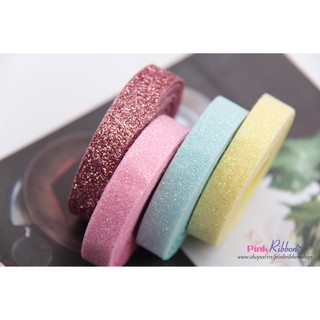 Cuộn 4M - Dây nhũ 1cm loại mỏng, dùng dán kẹp ,cài tóc, thắt nơ.
