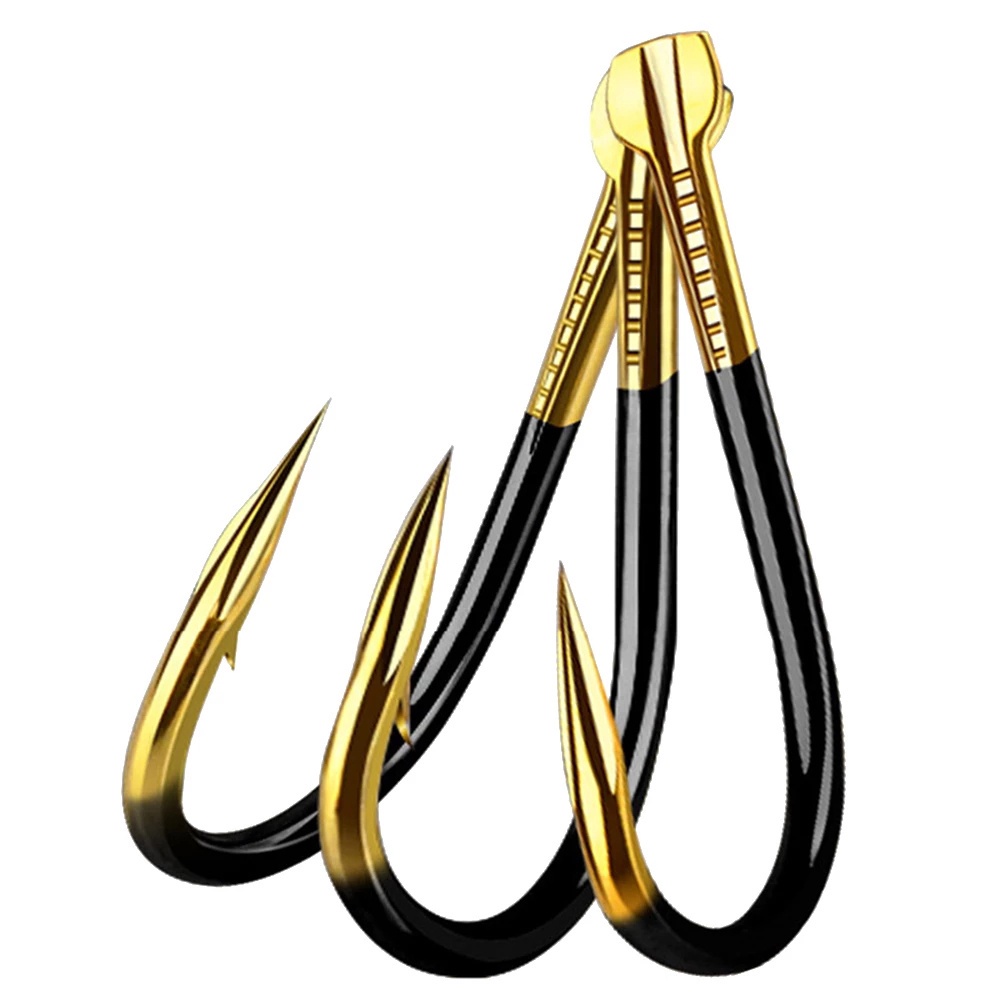Set 50 lưỡi câu cá bằng thép 1-15#