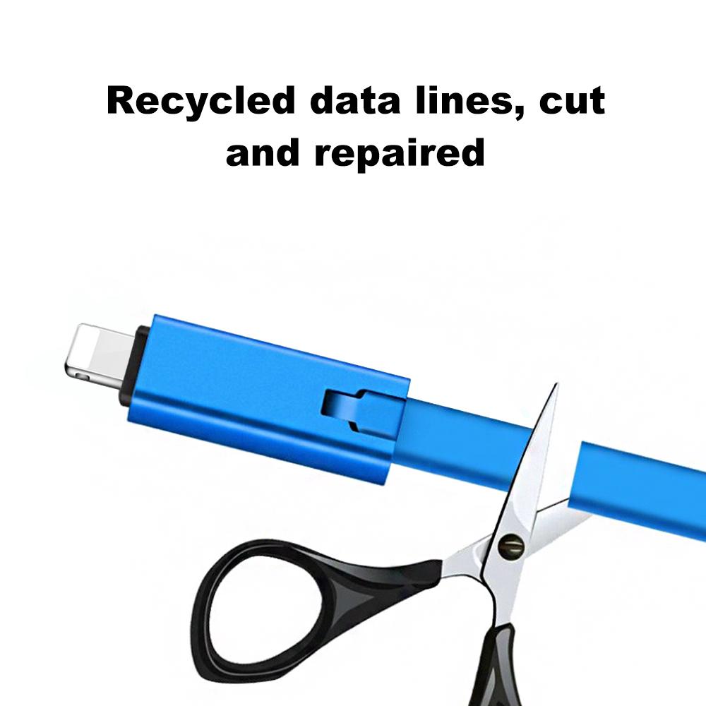 Repairable Fast Charging Data Line Type-C Micro Regenerate USB Cable For iPhone Xiaomi Huawei Reborn Usb Data Cable