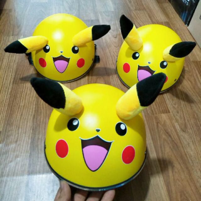 [CAO CẤP] Nón Bảo Hiểm 1/2 DOREMON Và PIKACHU