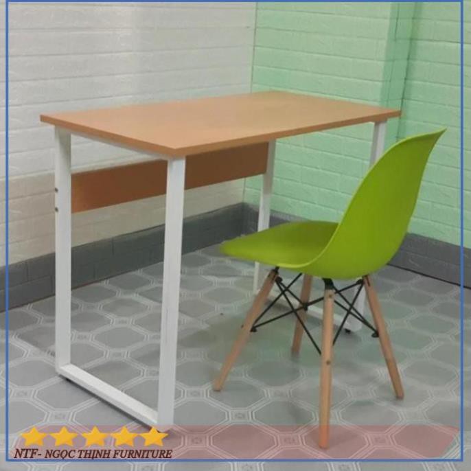 Bàn làm việc, Bàn học sinh, Bàn văn phòng, chân sắt U1, BLV01 KT: D80 x R40 x C75cm, Đầy đủ linh kiện ốc vít lắp ráp