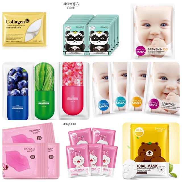 <Miếng lẻ> Mặt nạ Bioaqua các loại