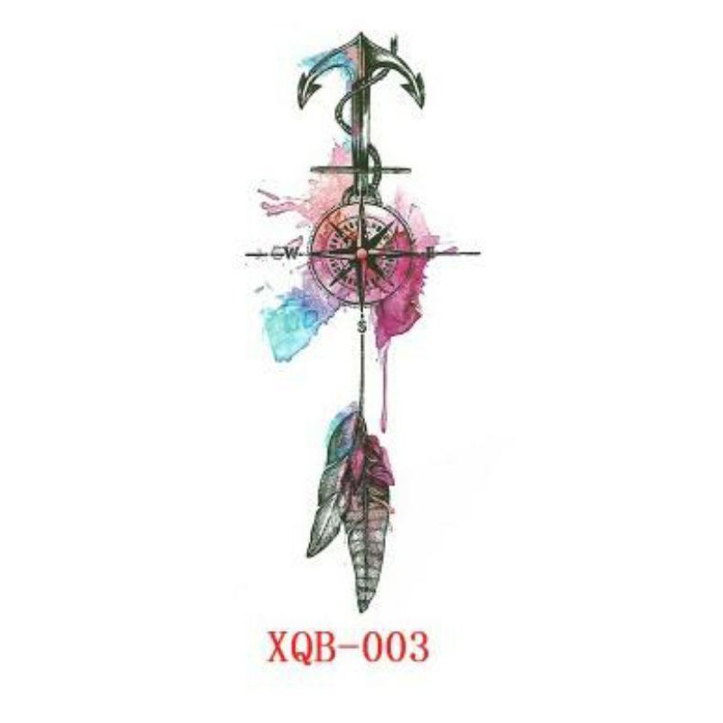 Xăm dán 3D dream catcher siêu cute XQB 003