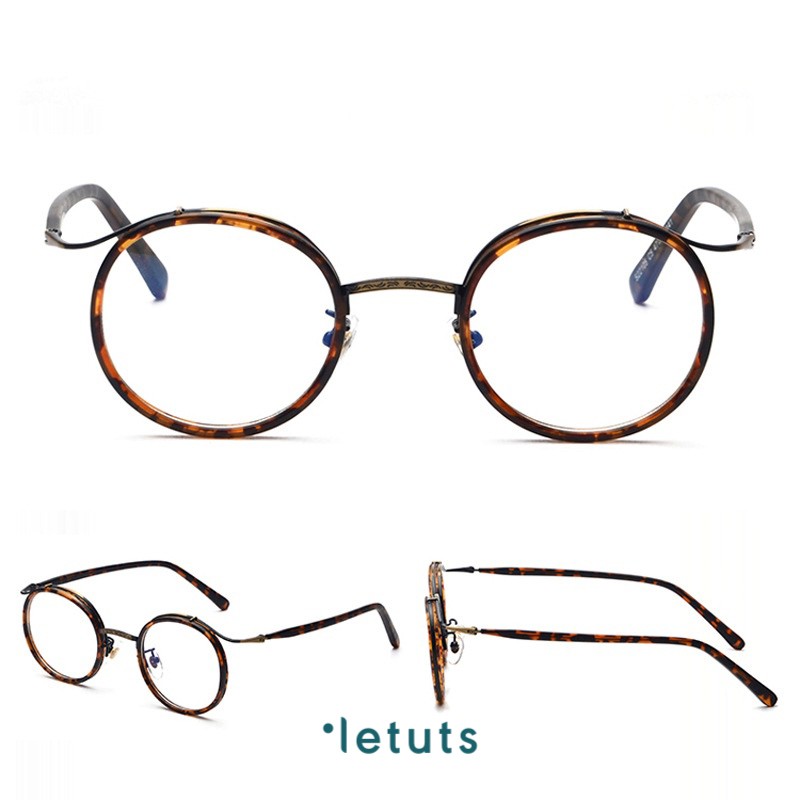 - Gọng kính tròn LETUTS S22105 phong cách Vintage
