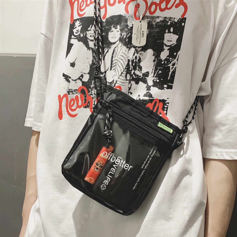 Hip hop style diagonal cross bag, trend, INS style, spot