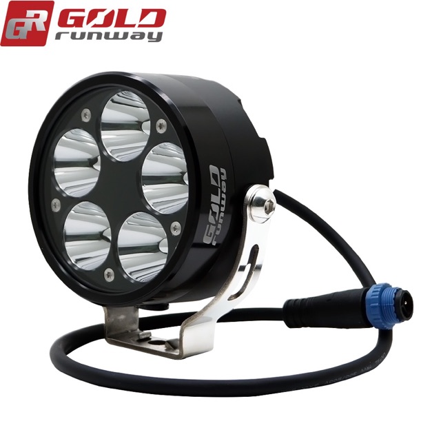 Combo đèn trợ sáng GOLD RUNWAY chính hãng GR50X. Sáng gần bằng Led clear water light.BMW R1200GS/1250GS