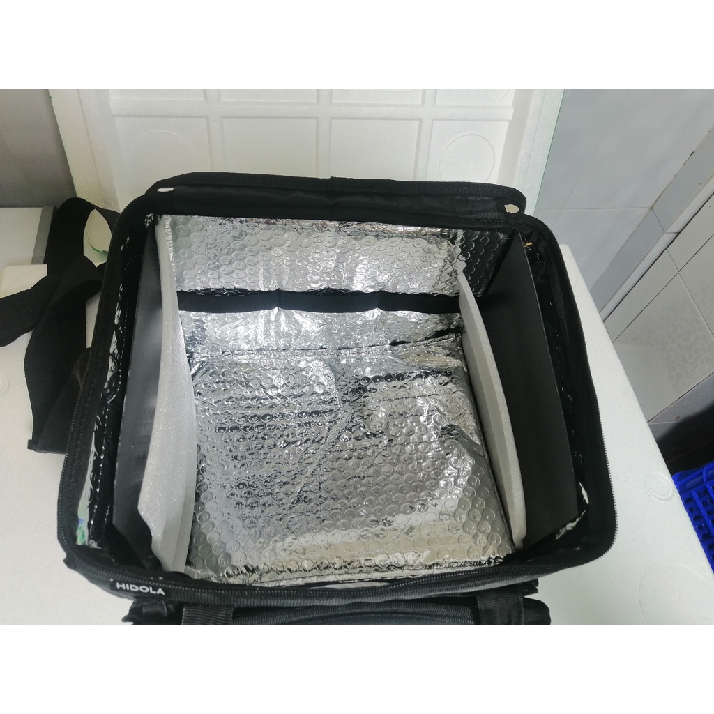 Túi Giữ Nhiệt Giao Hàng 15 Lít - Kích Thước Ngang 31 x Cao 23 x Rộng 25 cm