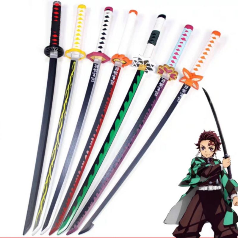 Đạo cụ gỗ kiếm hóa trang Tanjirou/Tomioka/Kanroji/Muichirou/Zenitsu - Demon slayer: Kimetsu no Yaiba [Miu Cosplay]
