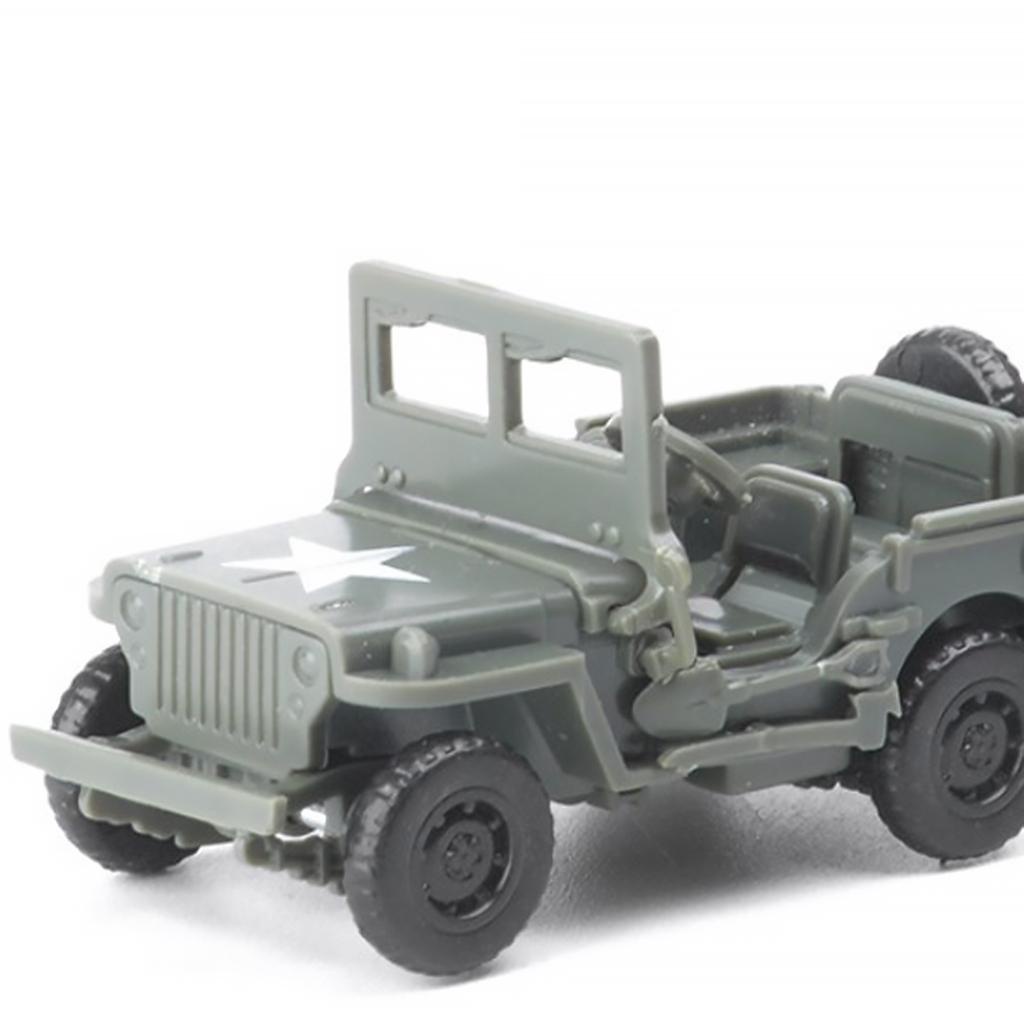 Set 2 Mô Hình Xe Tải 4D Tỉ Lệ 1 / 72