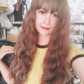 Tóc nguyên đầu xù line hót