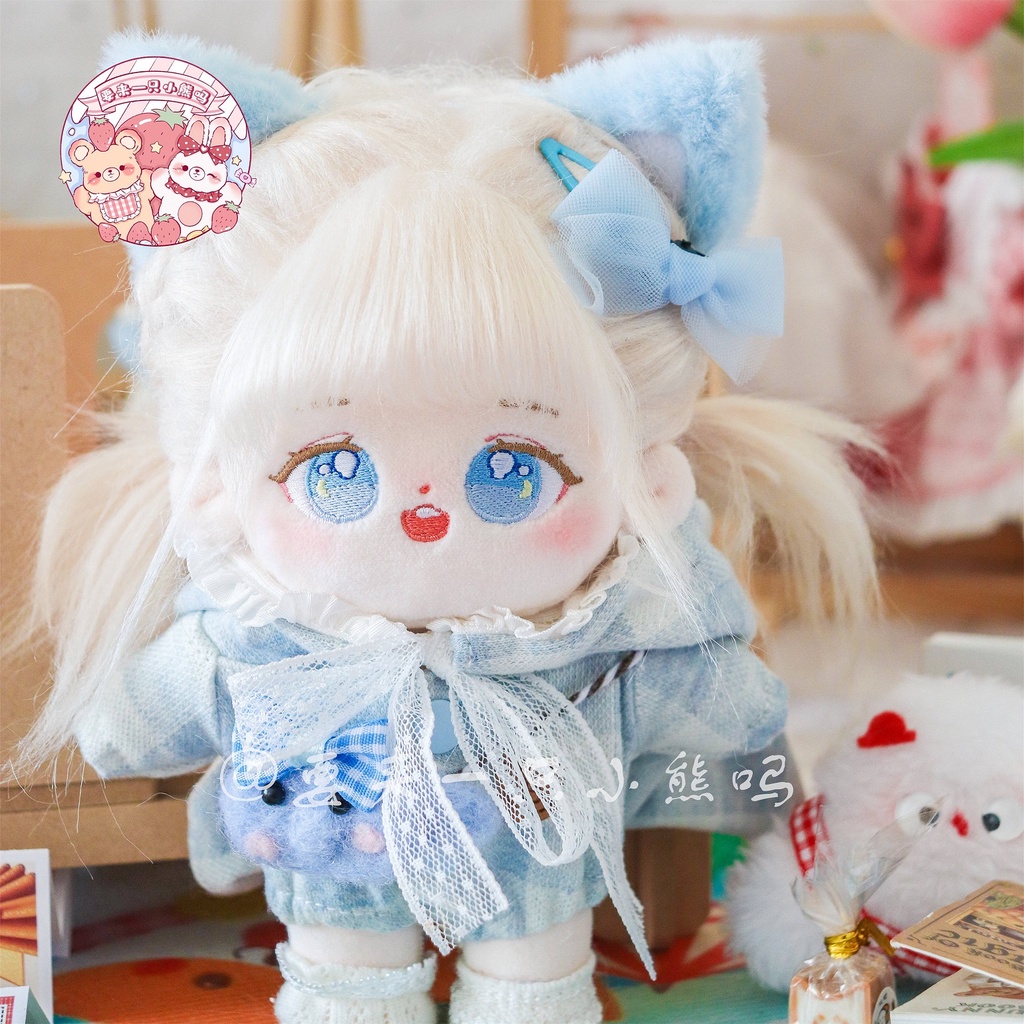 Búp bê không thuộc tính Nicole Meow tóc tơ 15cm