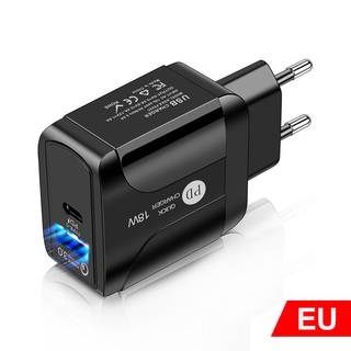 Củ Sạc Nhanh QC3.0 PD 18W Cổng USB Type-C
