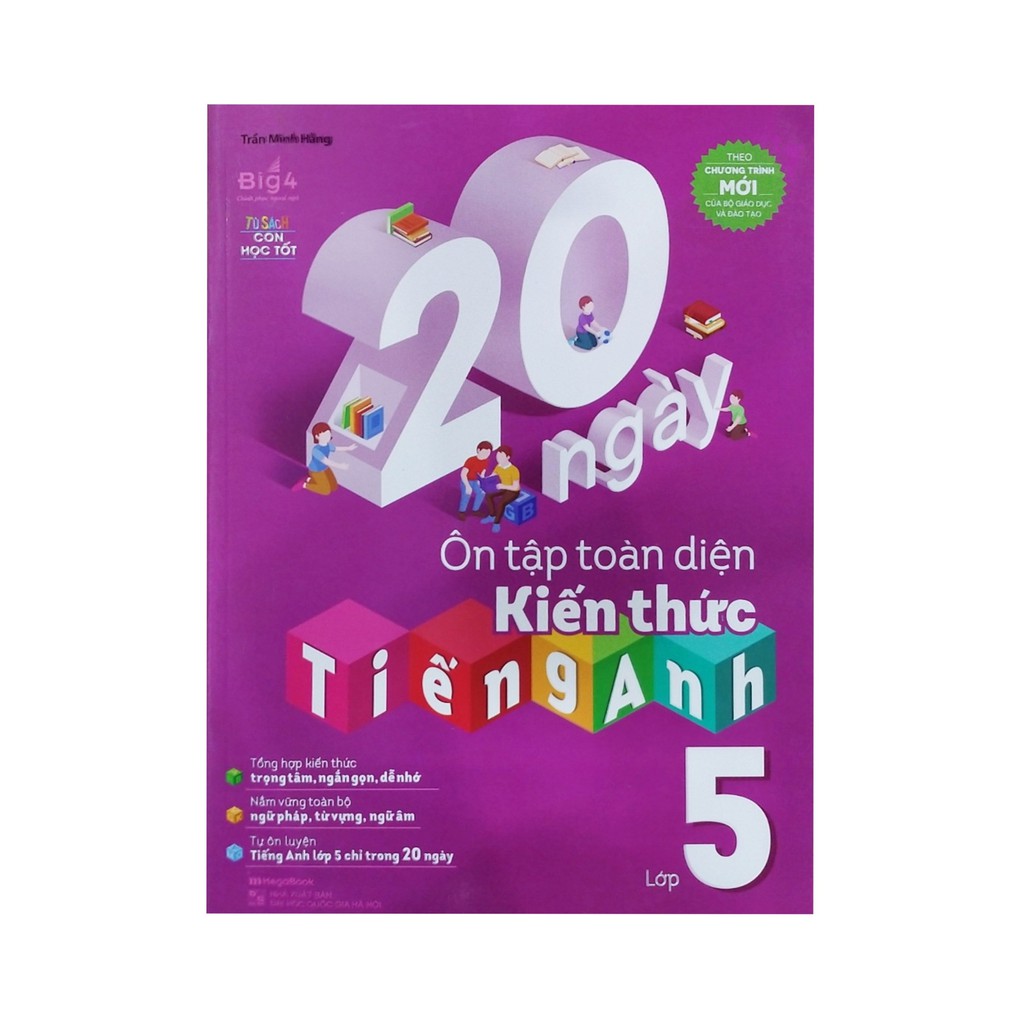 Sách - 20 ngày ôn tập toàn diện kiến thức tiếng anh lớp 3,4,5