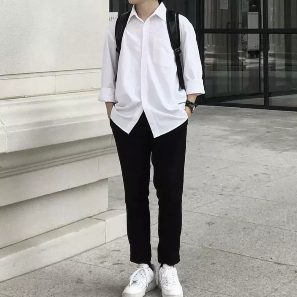 SƠ MI TRƠN NAM NỮ UNISEX