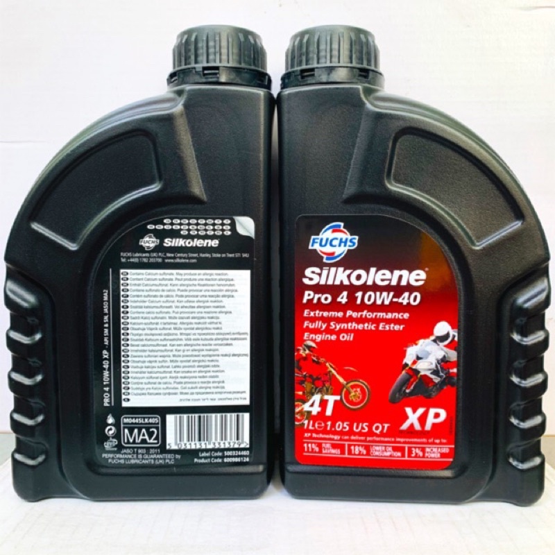 Dầu nhớt cao cấp xe số và xe tay côn Fuch Sikolene Pro 10W-40 1L