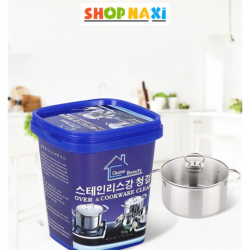 Combo 2 Hộp 500g - Kem Tẩy Xoong Nồi Hàn Quốc Đánh Bóng Kim Loại