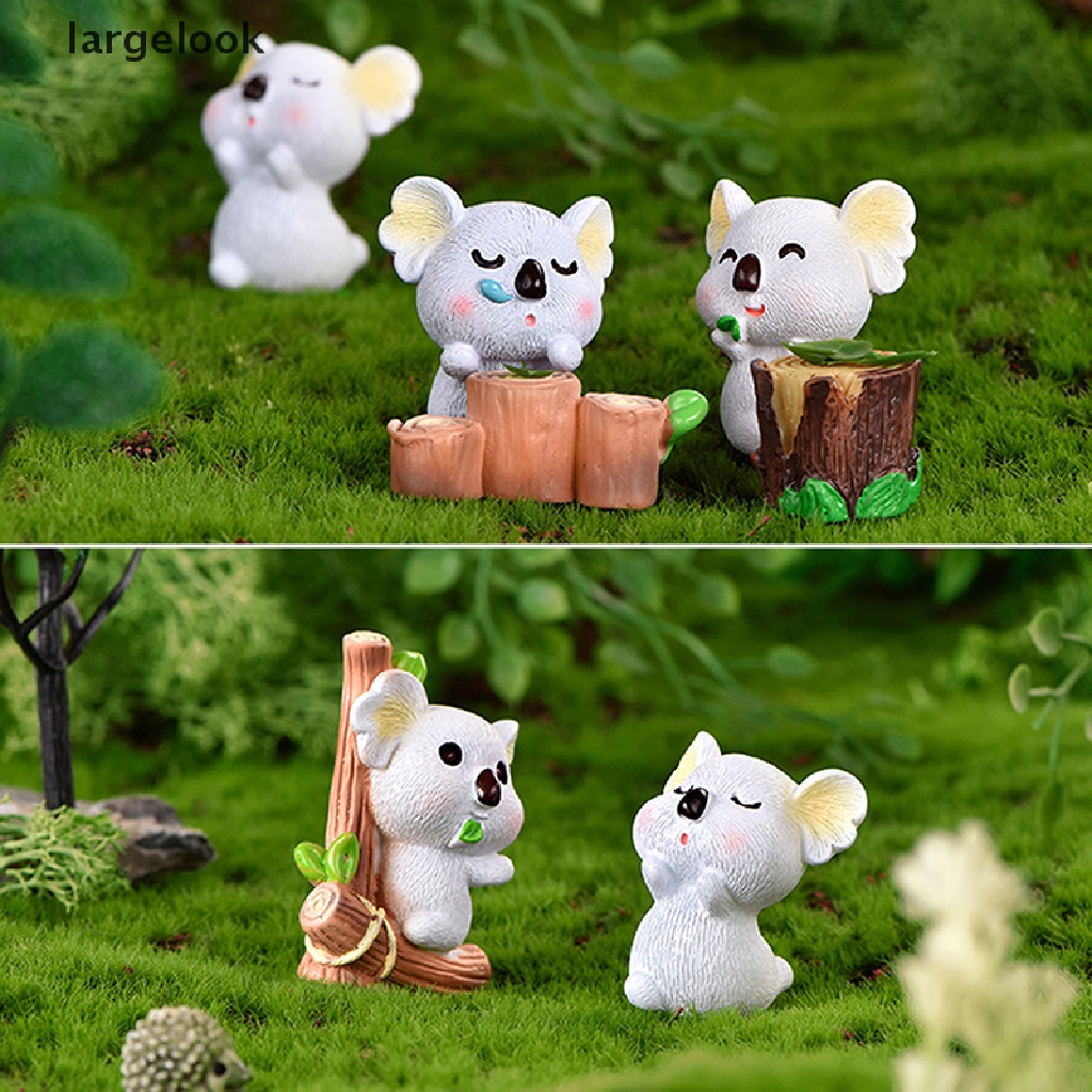Mô hình gấu Koala mini dễ thương trang trí tiểu cảnh
