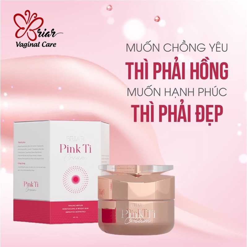 Pink Ti Cream- Kem Làm Hồng Nhũ Hoa- Mờ Thâm Nách Bẹn- Hàng Chính Hãng Power Queer