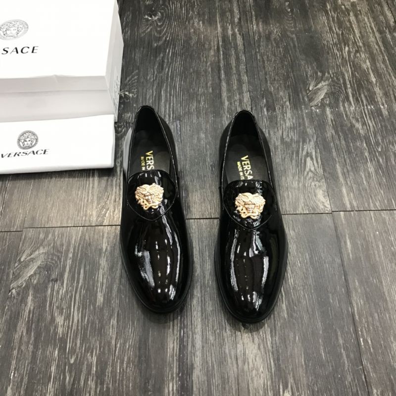 Giày lười da thật Versace