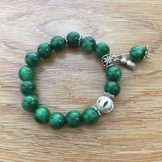 [HOT] Vòng tay phong thủy Phỉ thúy xanh lý - Mệnh Mộc, Hỏa