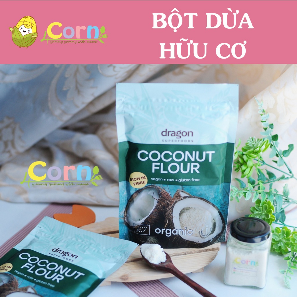 Bột dừa hữu cơ Dragon Superfoods - Cho bé 7m+