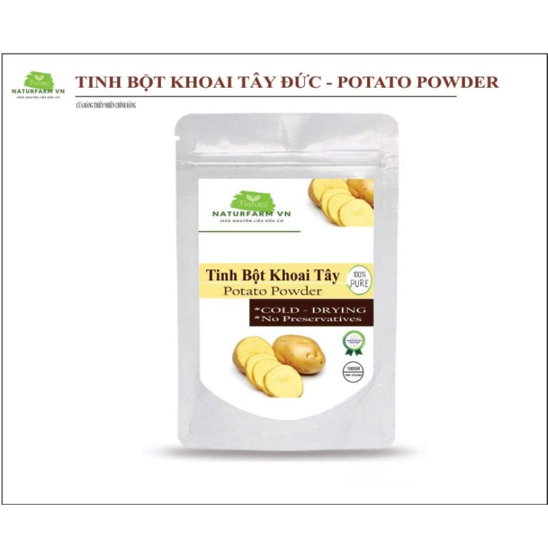 100GR Tinh bột khoai tây nguyên chất Organic