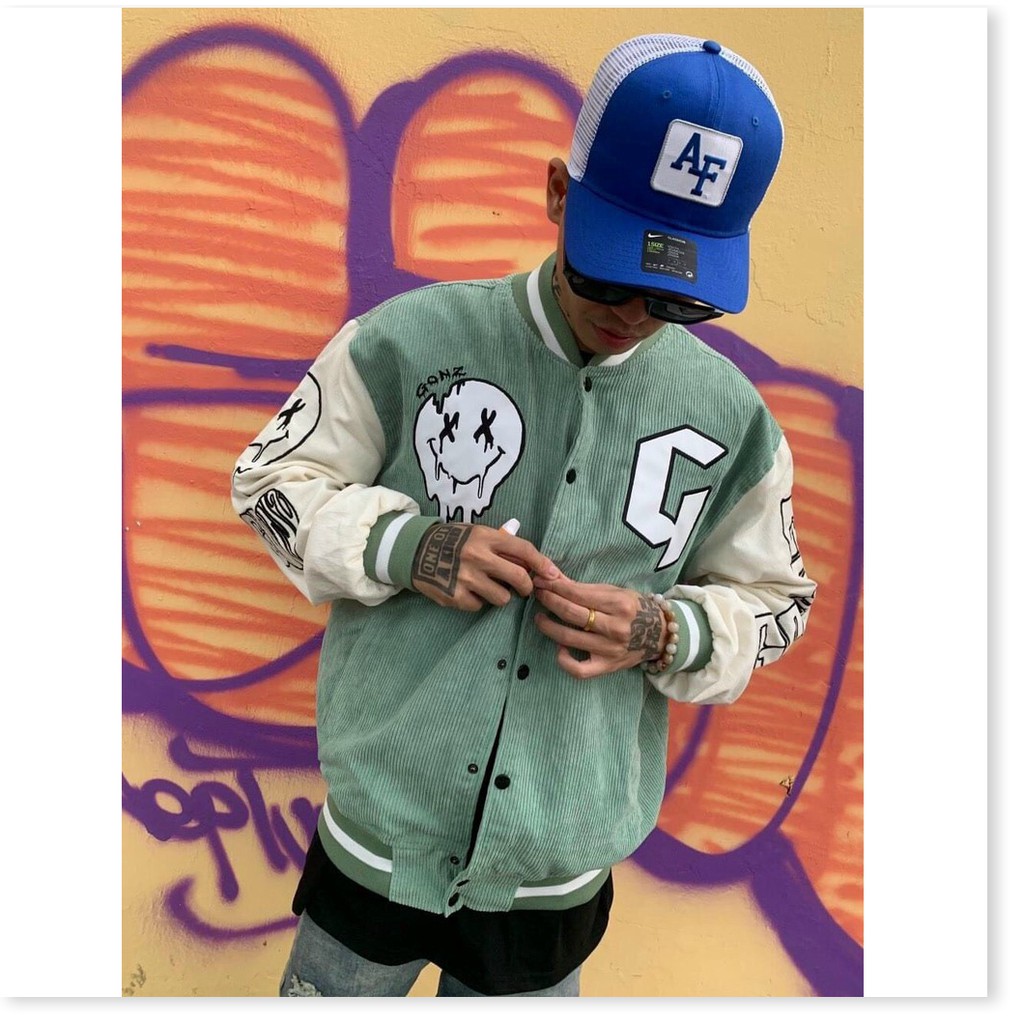 Áo khoác nhung bomber NAM CỰC CHẤT PHONG CÁCH 2021 KOKO MI FASHION