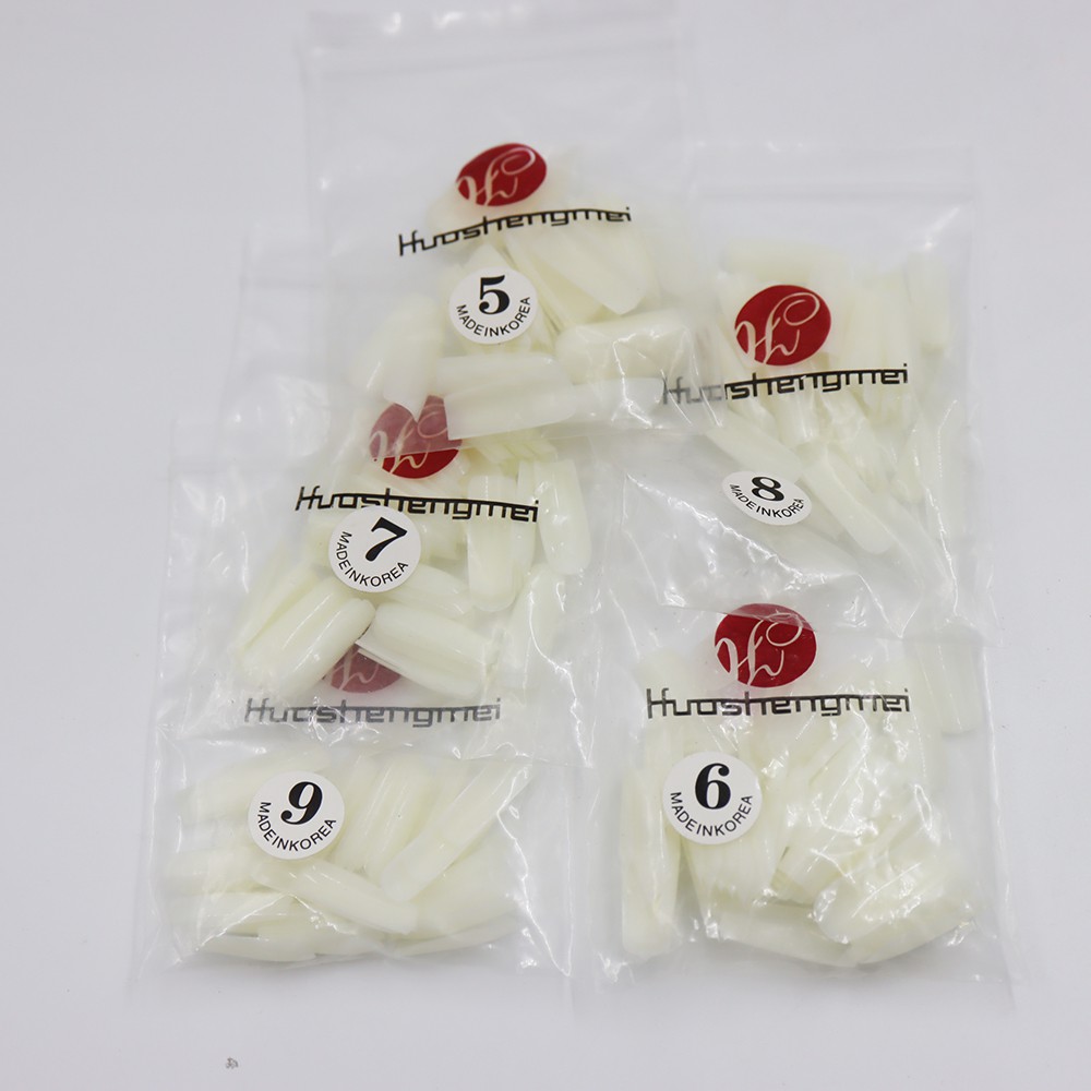 Móng úp HSM lẻ size, móng tay giả úp lẻ size Hàn Quốc chuẩn phom size 6 7 8 9 dụng cụ làm nail Jeliva chính hãng