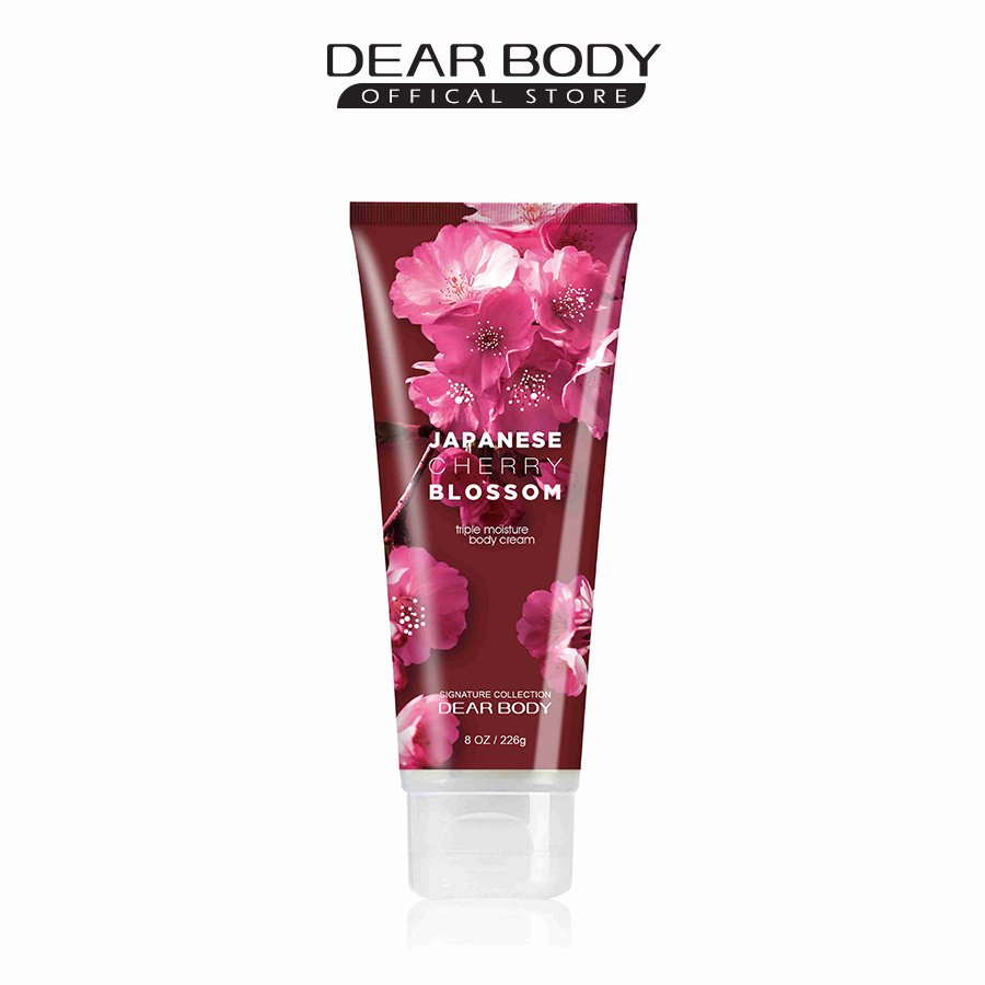 Japanese Cherry Blossom | Dòng sản phẩm Dear Body làm sạch da, dưỡng thể.