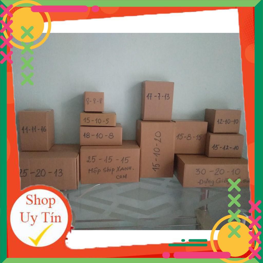 30 hộp carton 12*10*10 😍FREESHIP😍hộp giấy carton đóng hàng siêu rẻ tại TPHCM