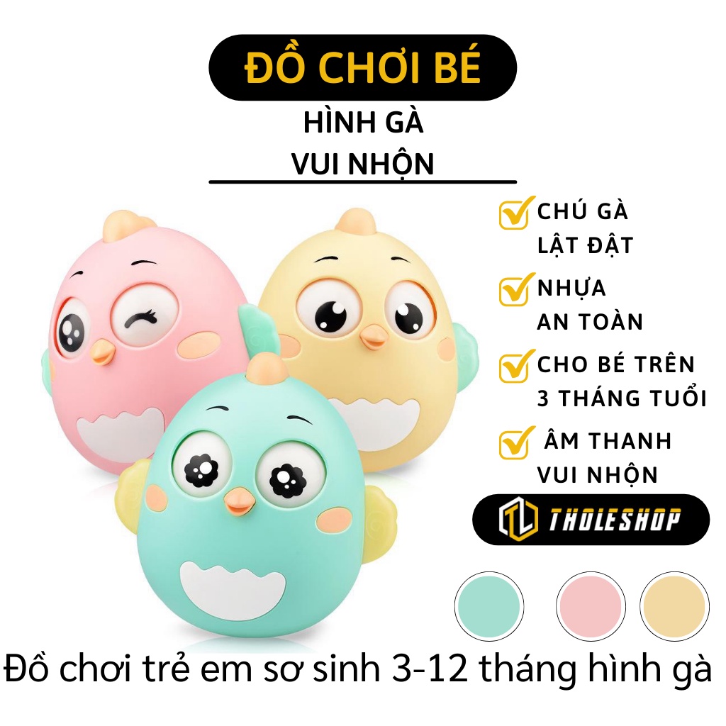 Lật Đật - Đồ Chơi Lật Đật Hình Gà Đáng Yêu Phát Ra Âm Thanh Vui Nhộn Cho Bé 5931