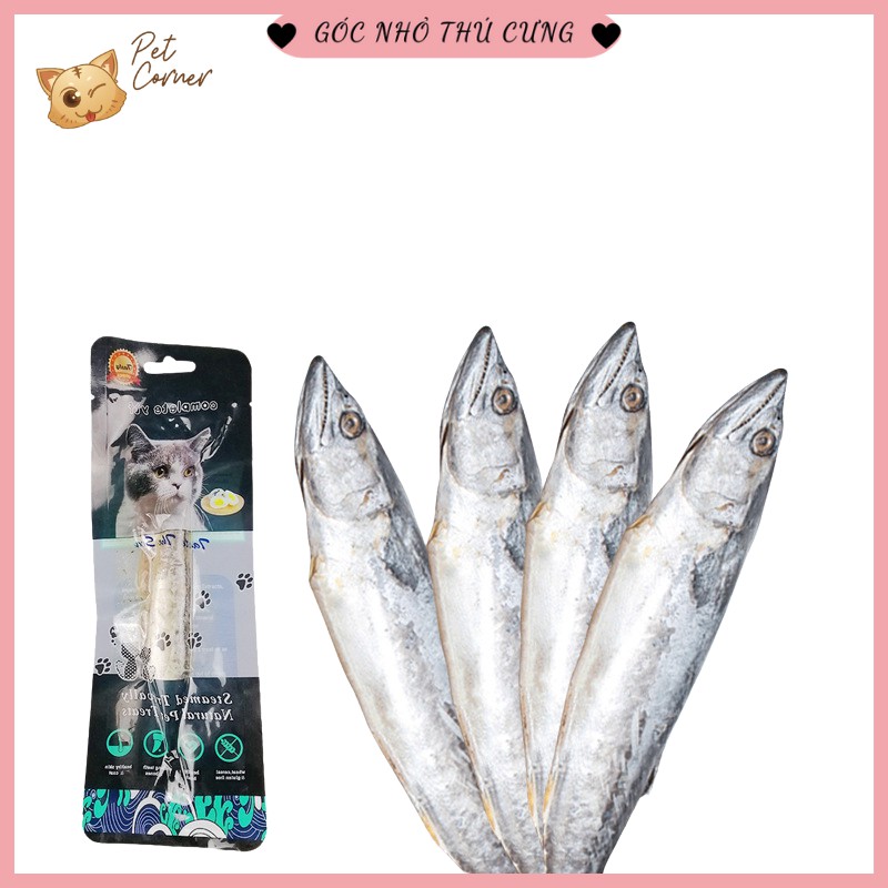Cá thu biển hấp nguyên con ăn liền cho mèo - Taste The Sea (50gr)
